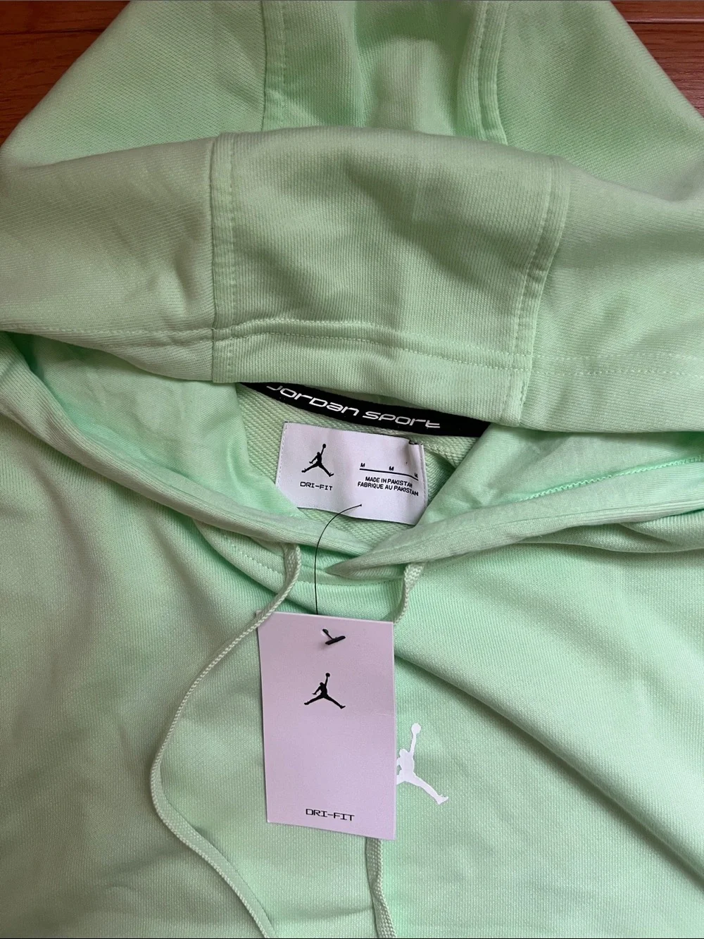 Jordan Mint Green Crewneck Hoodie - Men's Pullover